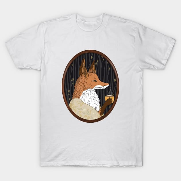 Lady Fox of the Black Forest T-Shirt by runcatrun